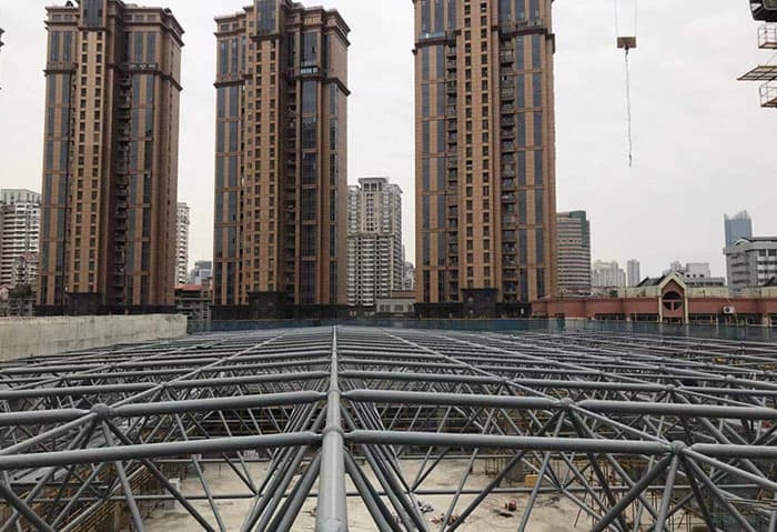 文昌螺栓球网架结构